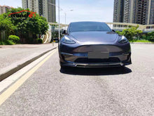 Load image into Gallery viewer, Carbon Fiber Material For 2019 Tesla model Y Body Kit Front Lip Side Skirts Wheel Eyebrow Rear Diffuser Spoiler