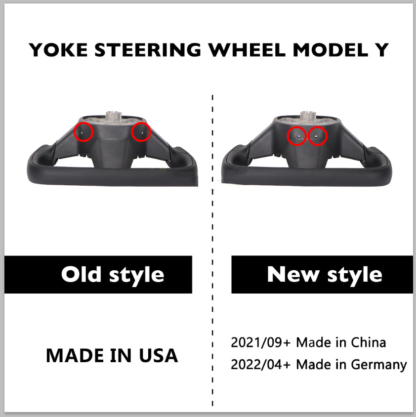 Maxamera Model 3/Y Yoke Style Carbon Fiber Steering Wheel