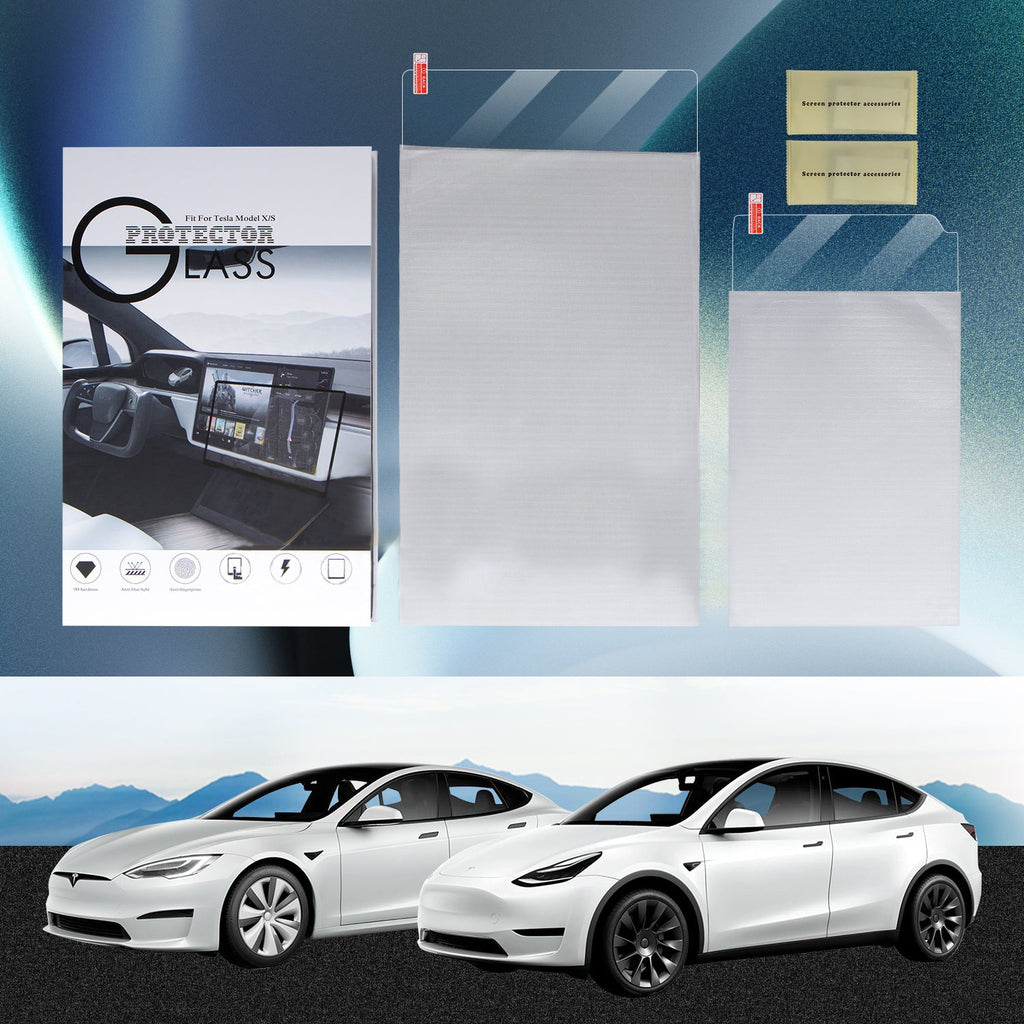 2021+ Model S/X (9H) Tempered Glass Screen Protector