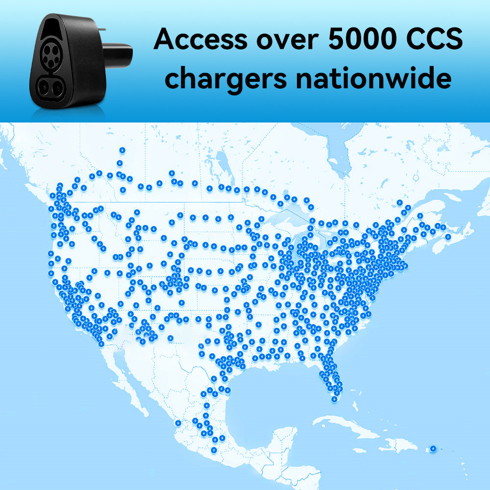 Maxamera Tesla CCS Combo 1 Adapter For USA DC Fast Charging