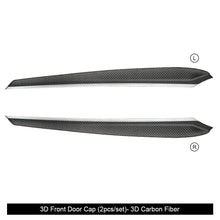 Load image into Gallery viewer, Model Y/3 Real Carbon Fiber Dashboard &amp; Front Door Trim Panel Replacement Kit