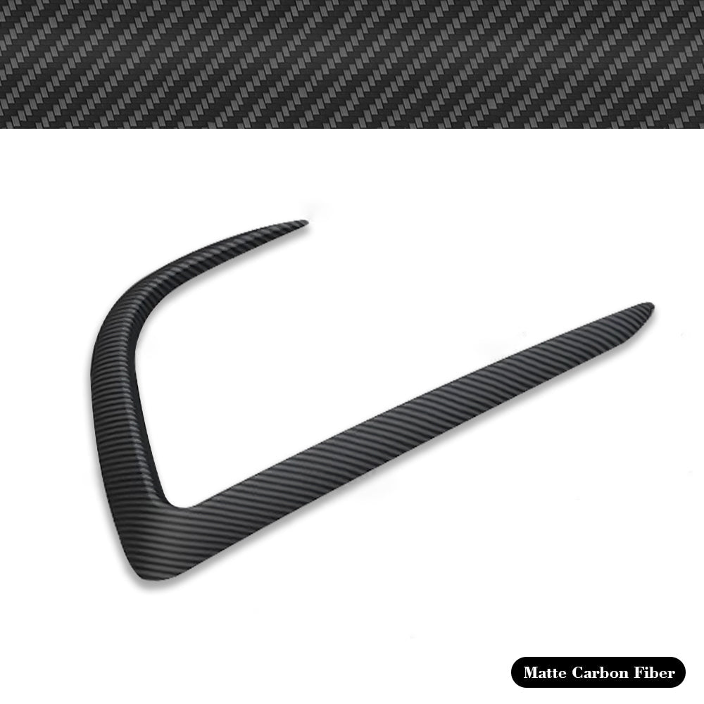 Model 3 Real Carbon Fiber Front Foglight Trim Cover