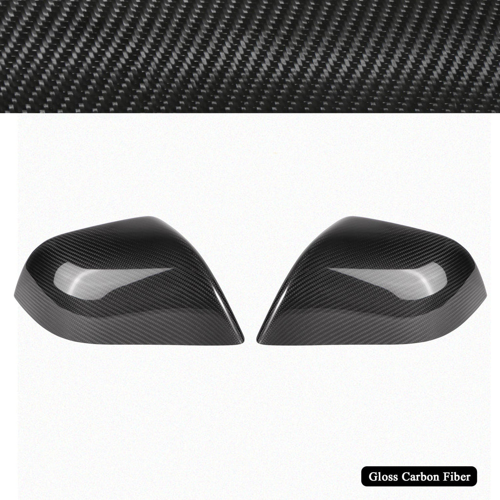 Model Y/3 Real Carbon Fiber Rearview Mirror Cover