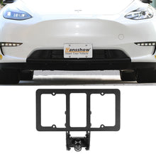 Load image into Gallery viewer, 2021+ Tesla Model 3/Y Front License Plate Holder Frame With Lock (US Version)