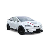 Carbon Fiber For TESLA Model X Upgrade AERO Style Body Kit Front Lip Rear Spoiler Rear Wing Side Skirt Wheel Eyebrow