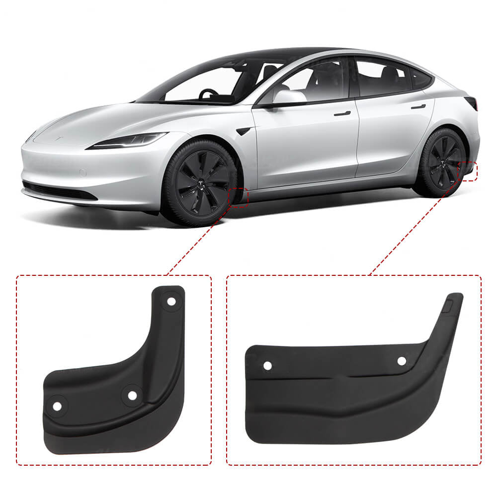 Maxamera Tesla Model 3 Highland TPE Støttelapper med perfekt passform