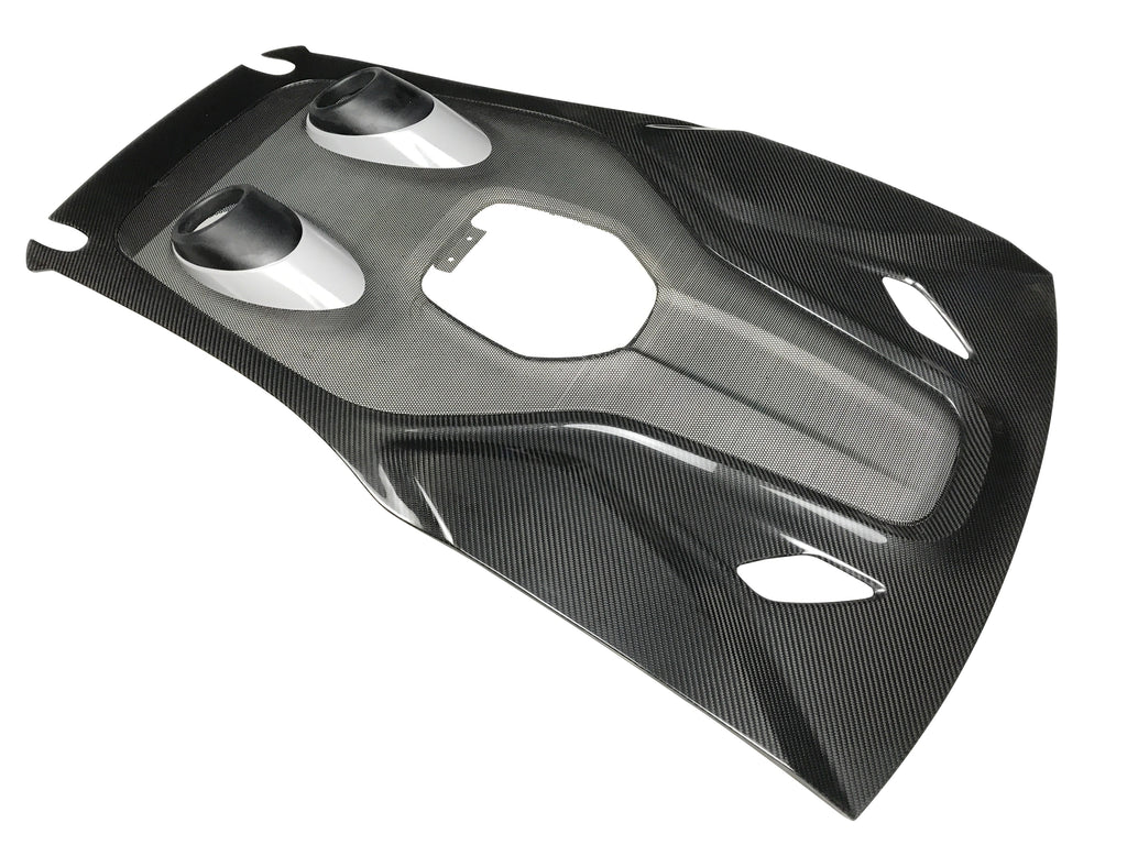 McLaren Rear Engine Hood - Carbon Fiber