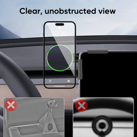 Maxamera Dual 360° Rotating Magnetic Phone Holder with Wireless Charging Function