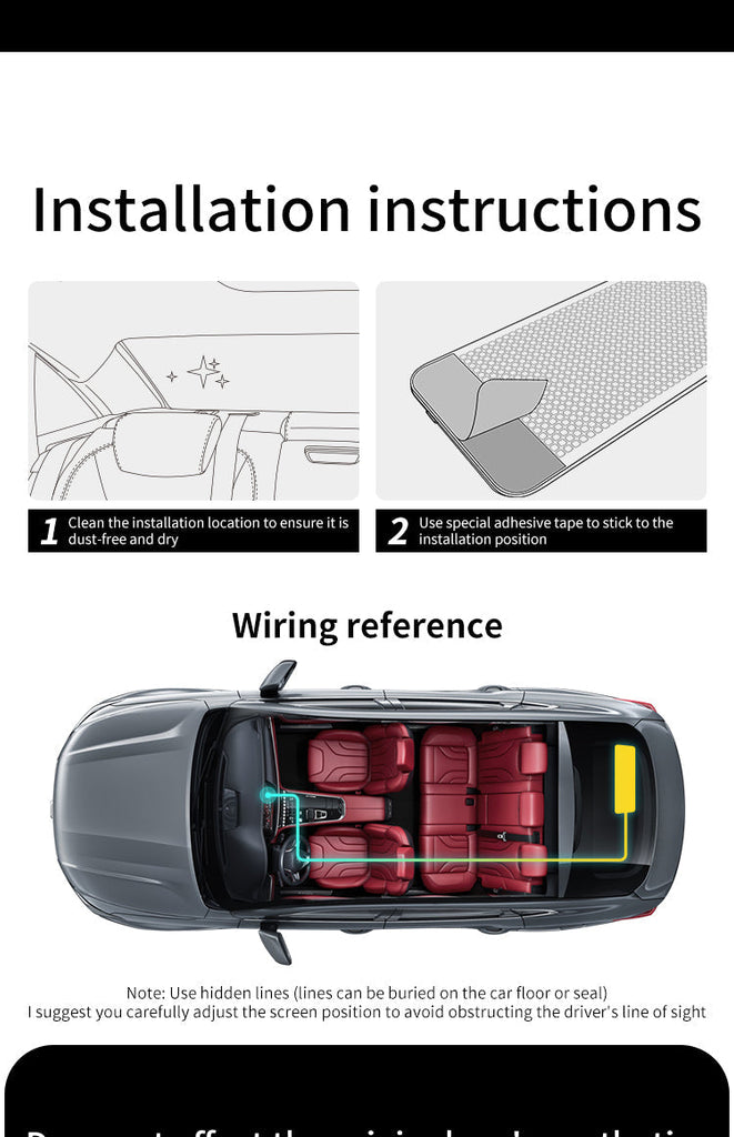 Maxamera Tesla modèle 3/Y/S/X autocollant de véhicule intelligent-M7