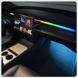 Maxamera Simple Air Vent RGB-ljusremsor för (19+) Tesla Model 3/Y