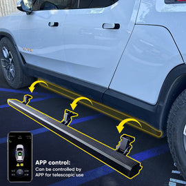 Maxamera Automatic Retractable Electric Running Boards For Rivian R1T(LHD 22+)