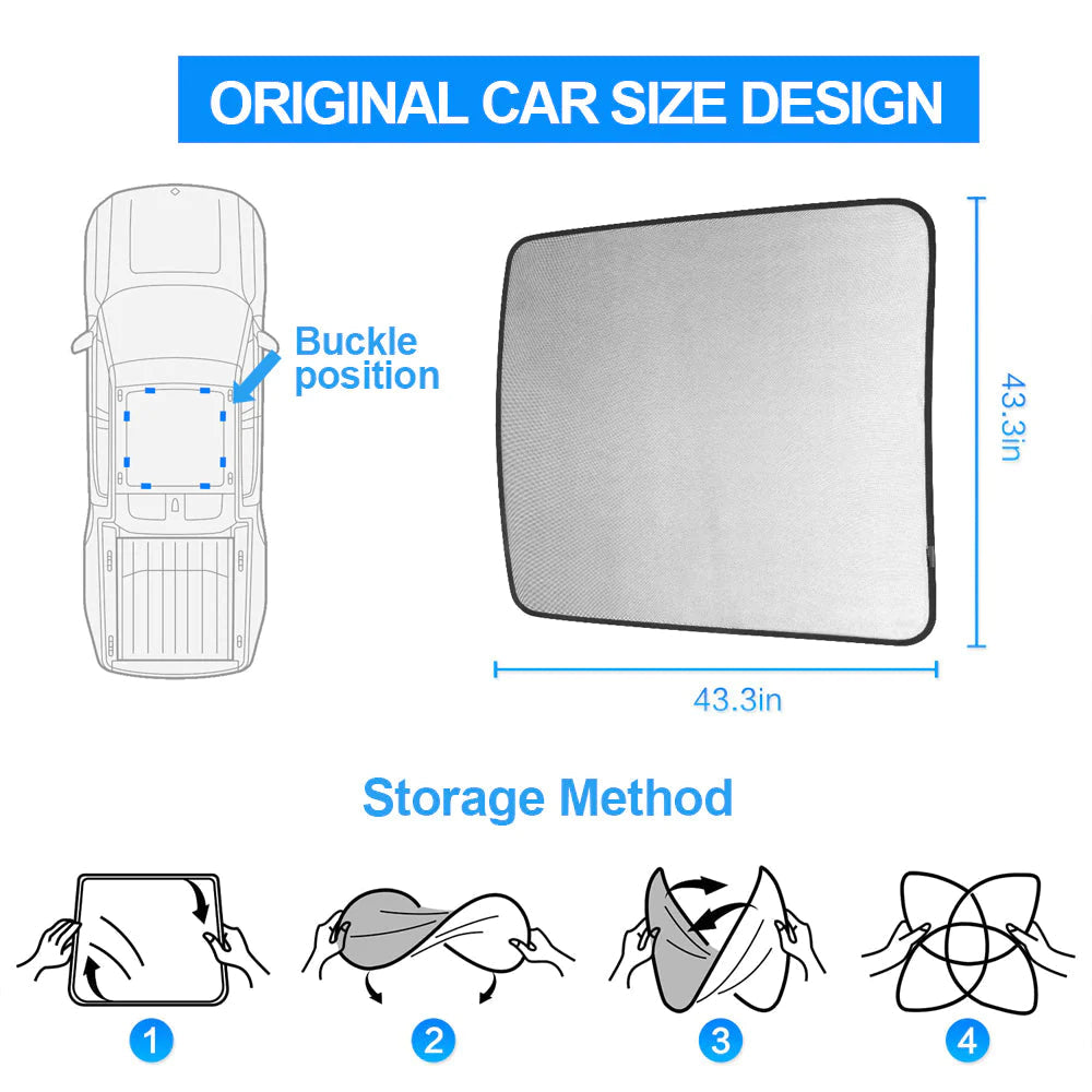 Maxamera Sunshade For Rivian R1T R1S Roof Sun Shade