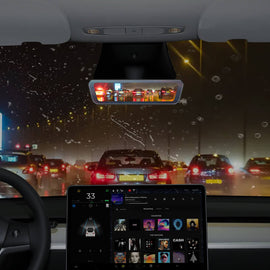 Maxamera Dual-Route Live Streaming Backspegel IP68 Vattentät S82 för Tesla Model 3/Y