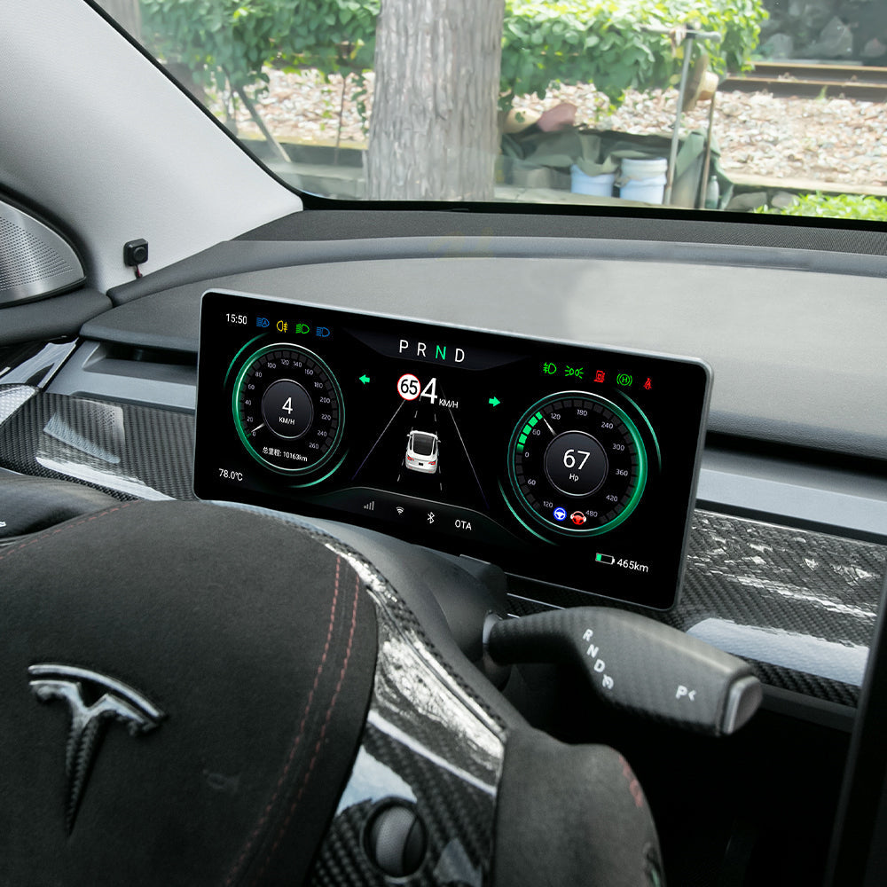 Android 4G 10.25-inch Tesla Model 3 Y Instrument Cluster Heads Up Display|Maxamera