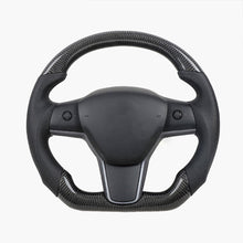 Load image into Gallery viewer, Model 3/Y Carbon Fiber Steering Wheel