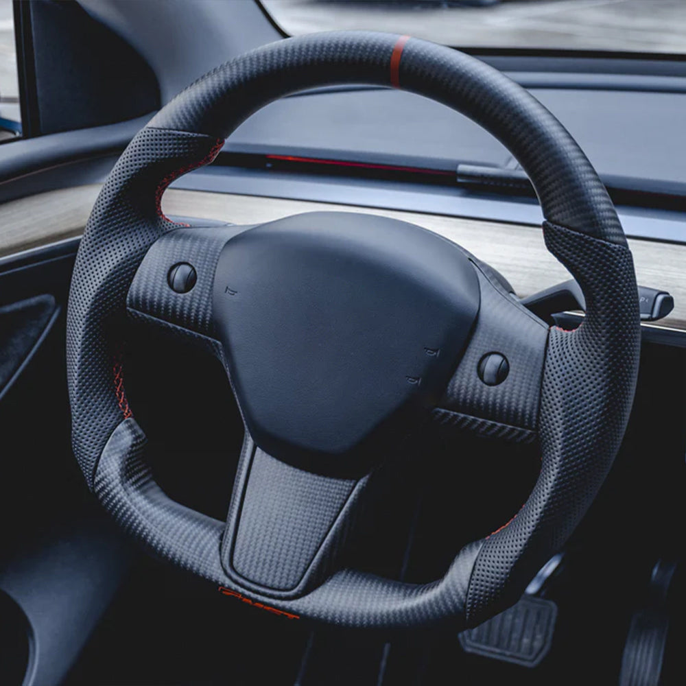 Model 3/Y Carbon Fiber Steering Wheel