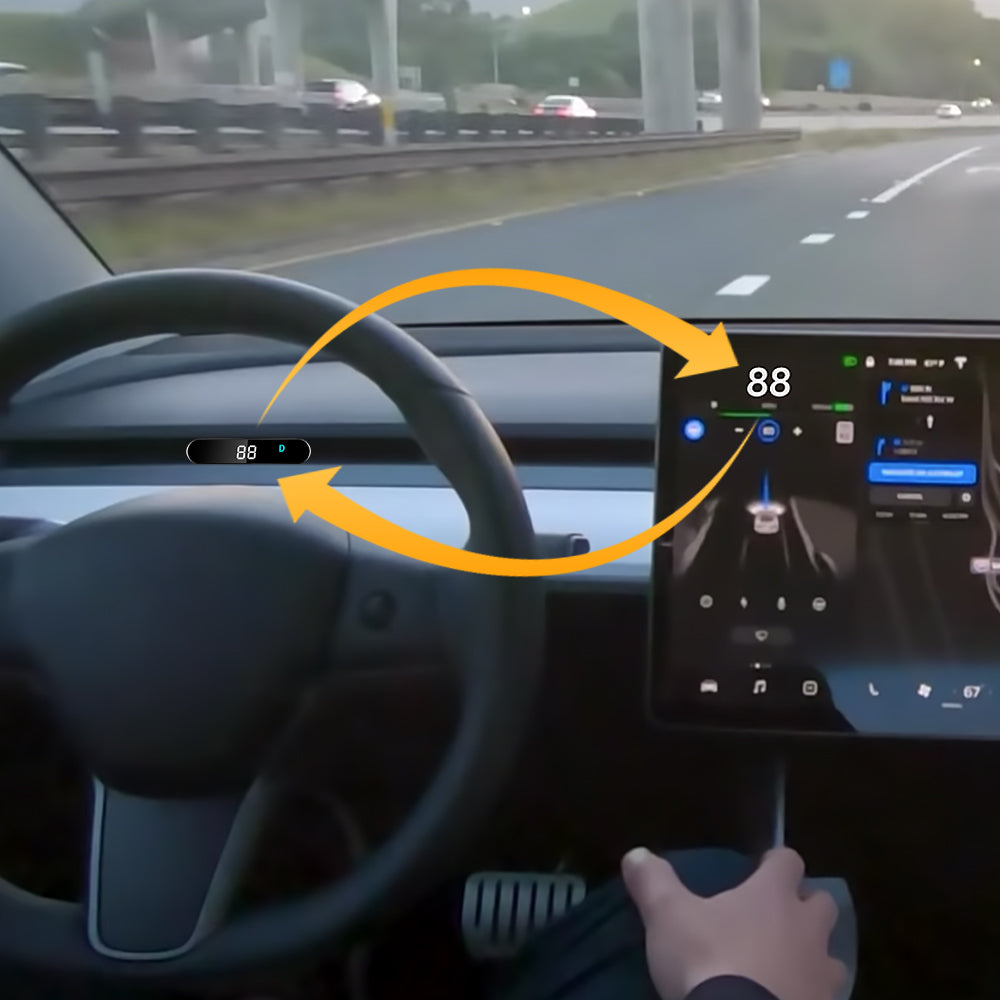 Tesla hands up display