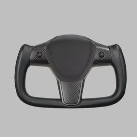 Volant Maxamera modèle 3/Y en cuir Nappa noir style Ellipse avec fonction chauffante