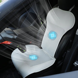Housse de siège rafraîchissante Tesla Model 3 & Y avec coussin de siège ventilé et respirant